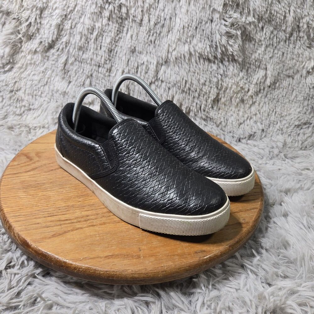 Black Slip On Puma Golf Shoes "Tustin" Womens Size 9 Textured Comfort Loafers